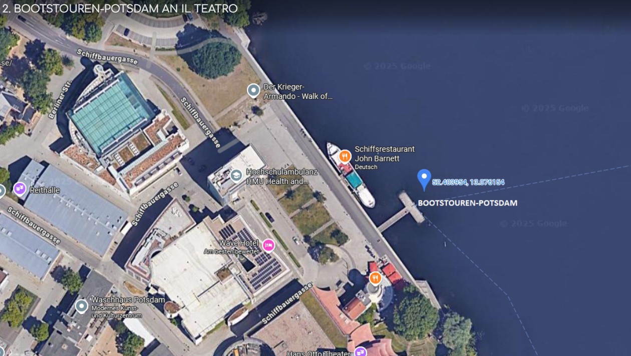Anlegestelle Schiffbauergasse Potsdam