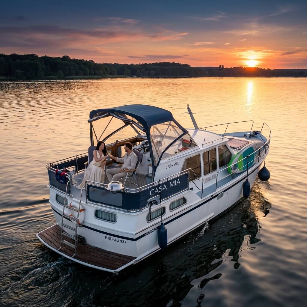 Romantik Tour zu zweit auf der Havel in Potsdam